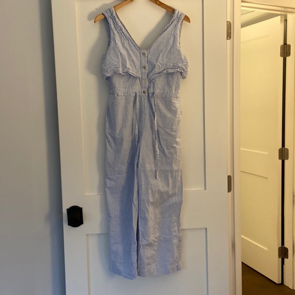 Zara Pants - ZARA Striped Jumpsuit Size S
